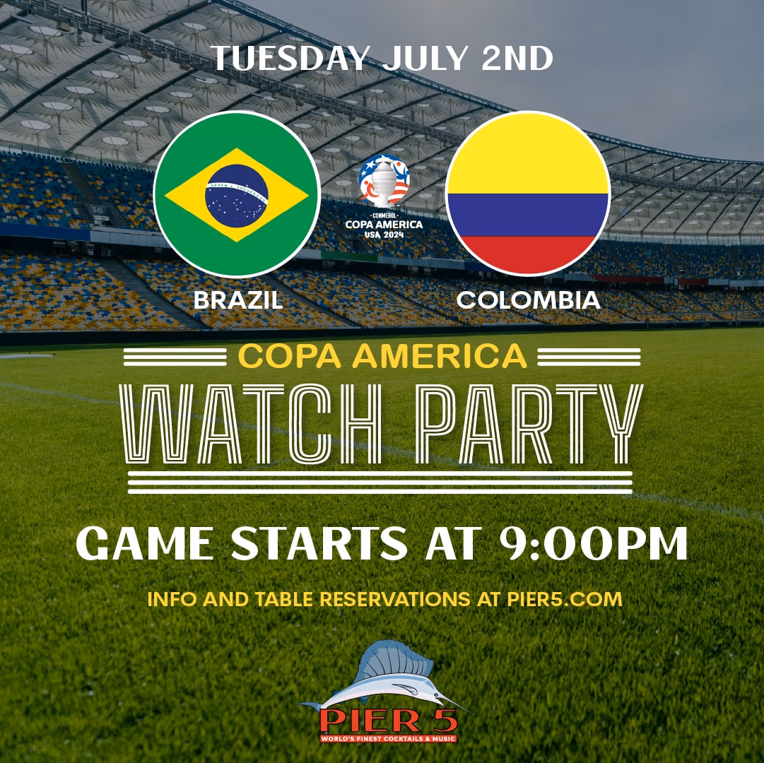 Copa America - Brazil vs Colombia Watch Party