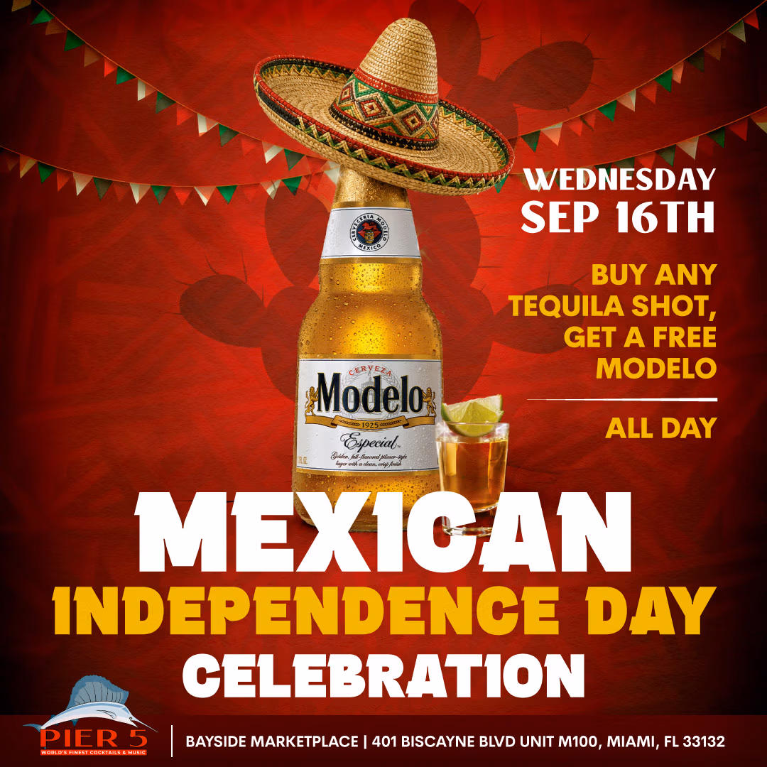 Mexican Independence Day event flyer